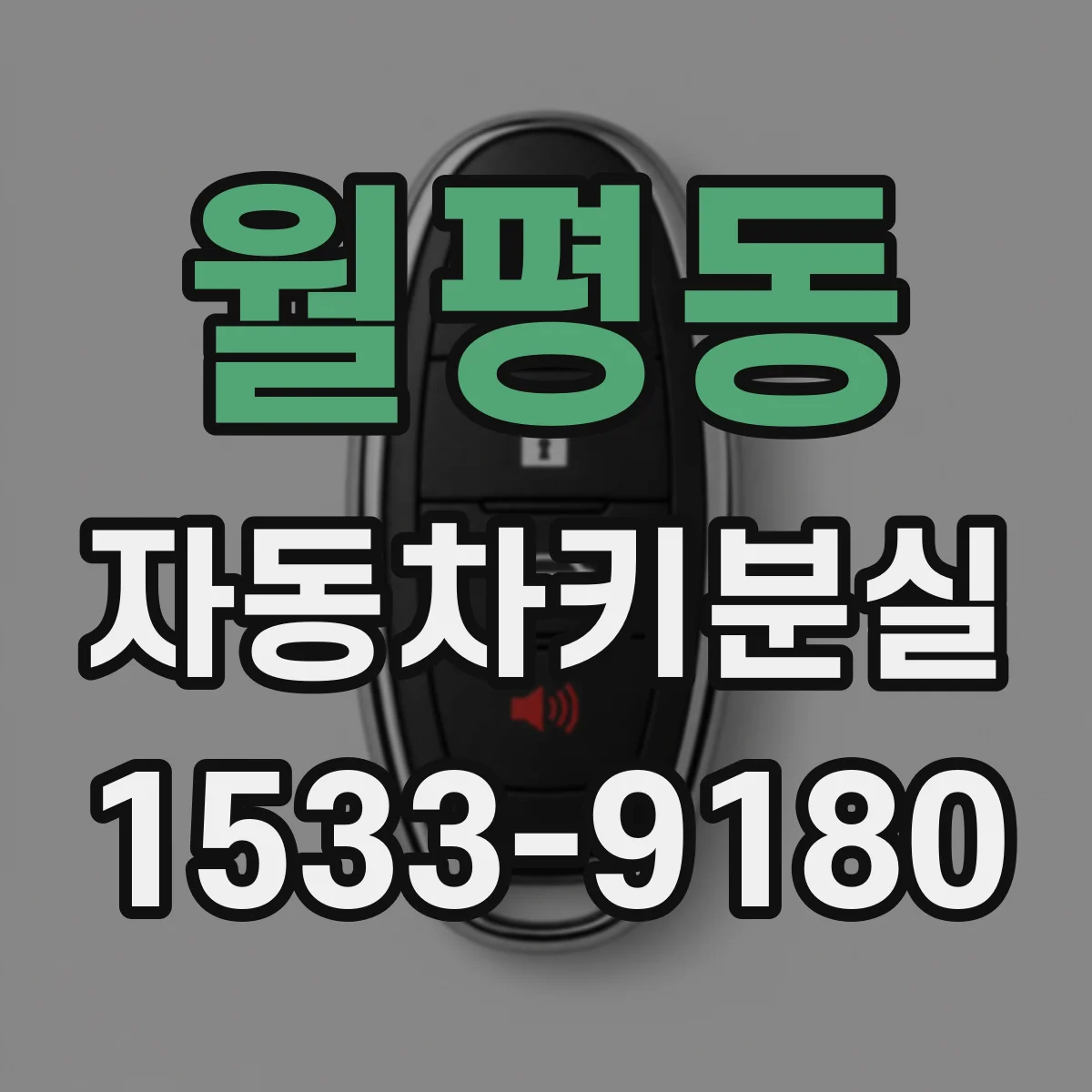 월평동 자동차키분실