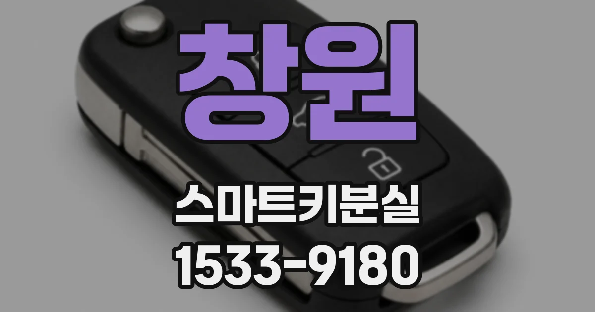 창원 스마트키분실