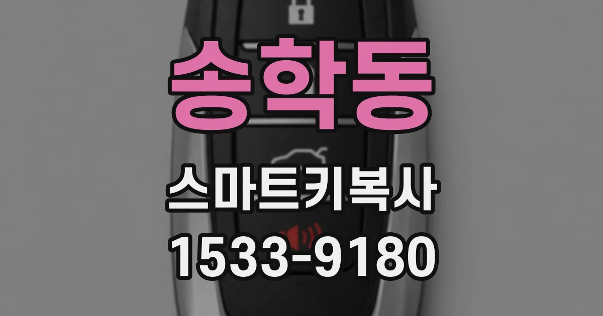 송학동 스마트키복사