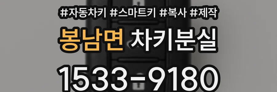 봉남면 차키분실