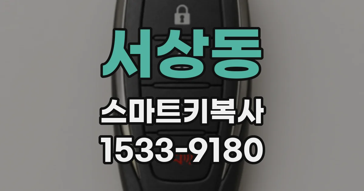 서상동 스마트키복사