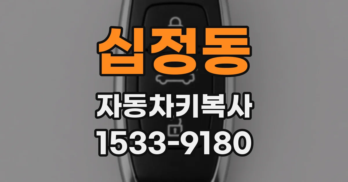 십정동 자동차키복사