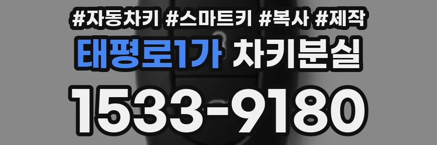 태평로1가 차키분실