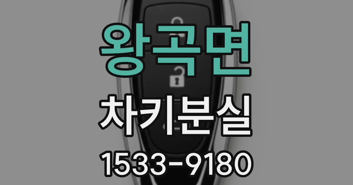 왕곡면 차키분실