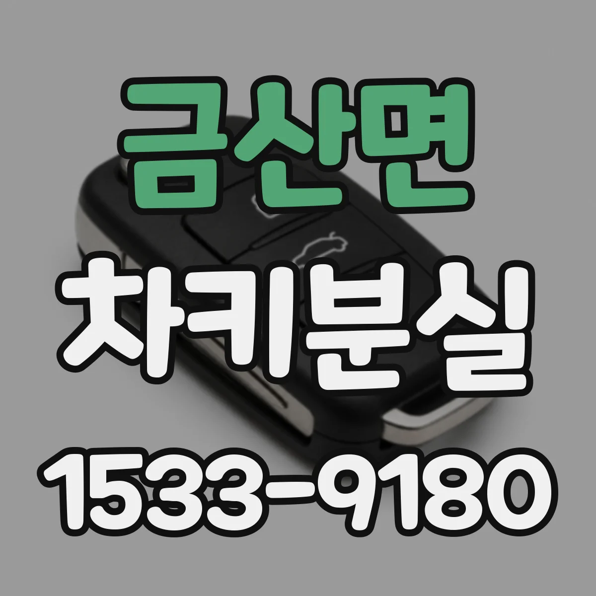 금산면 차키분실
