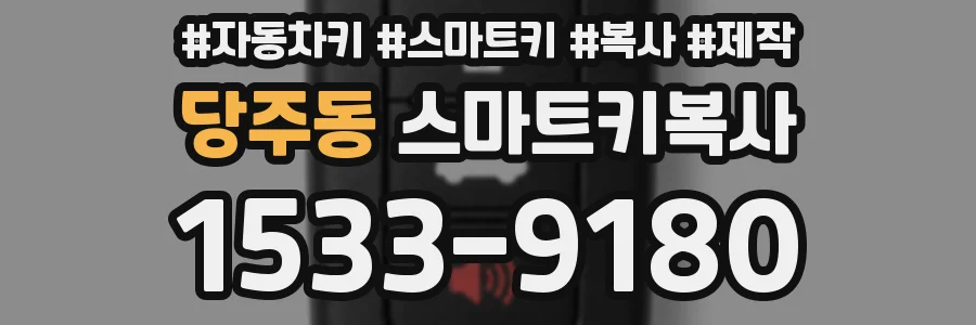 당주동 스마트키복사
