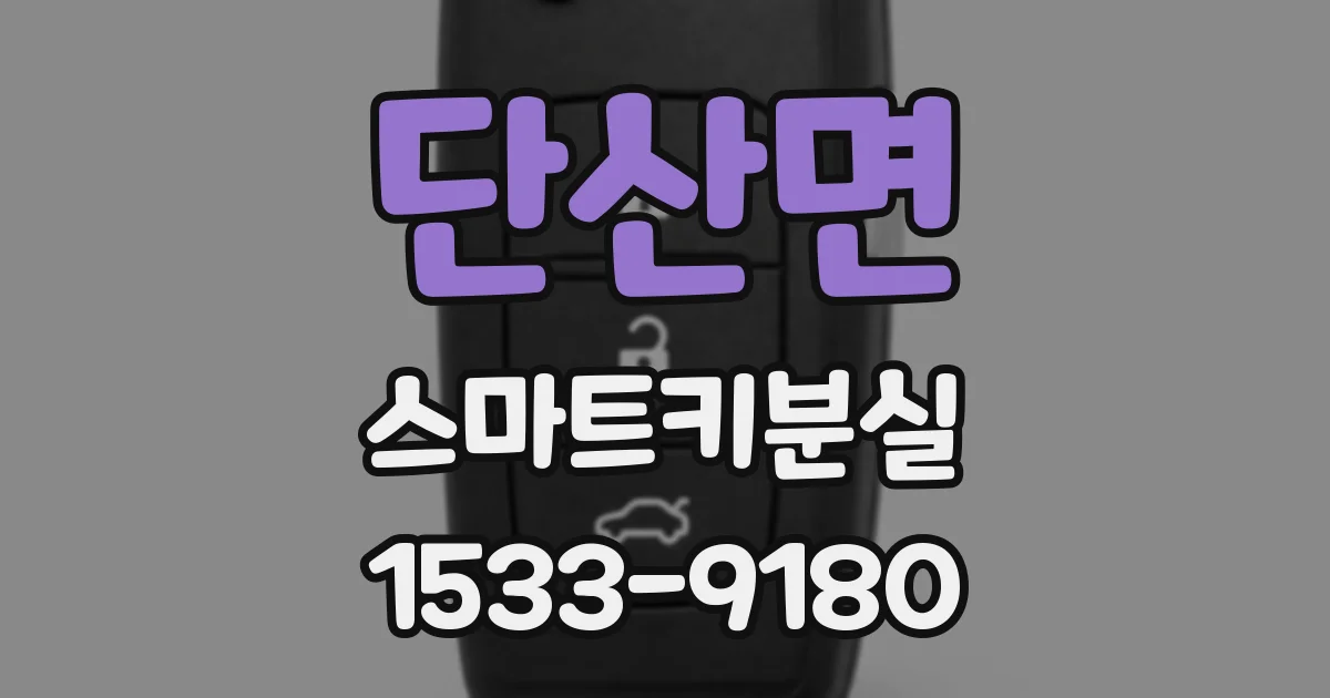 단산면 스마트키분실