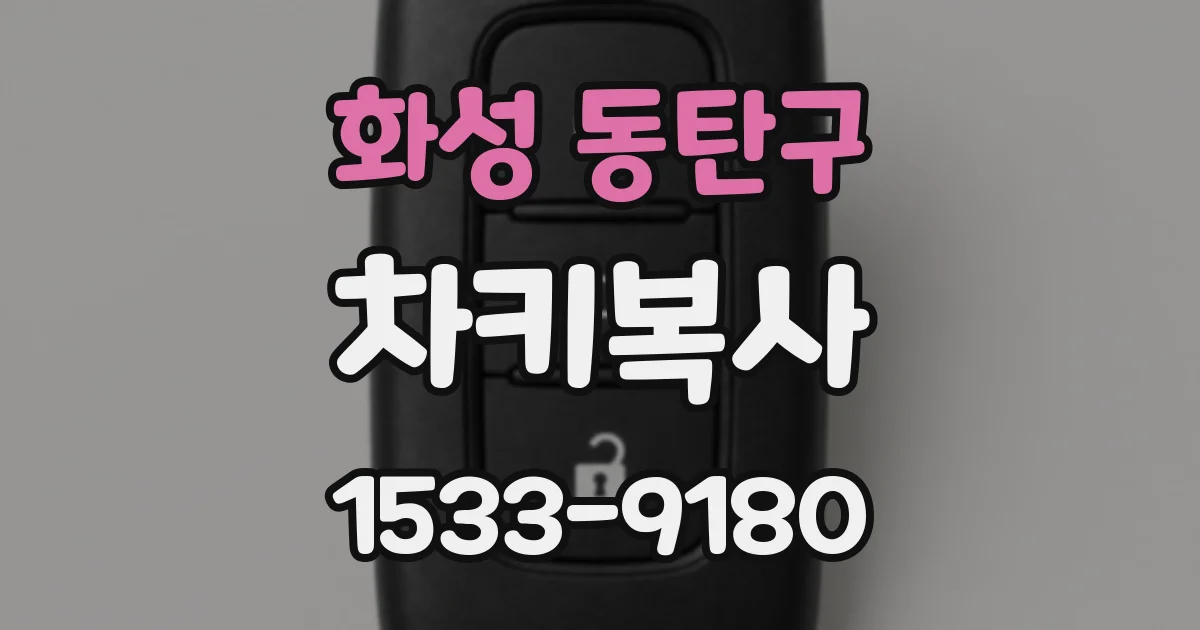 화성 동탄구 차키복사
