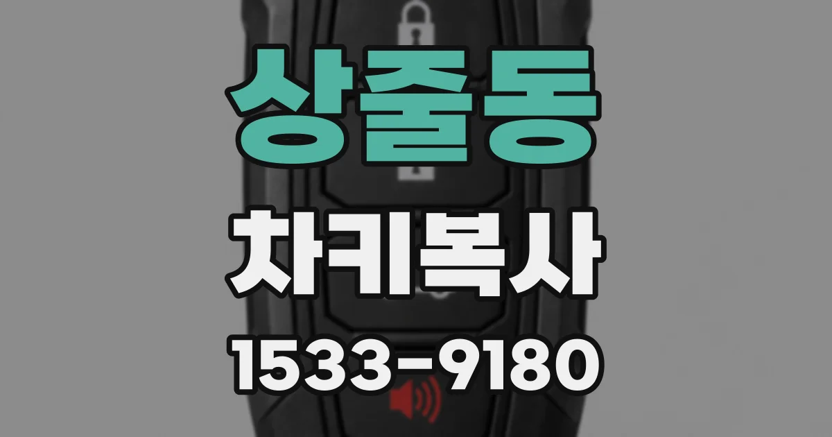 상줄동 차키복사