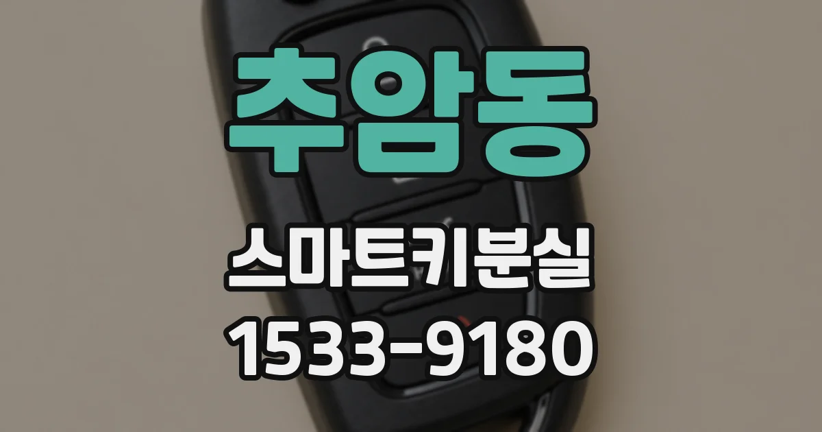 추암동 스마트키분실