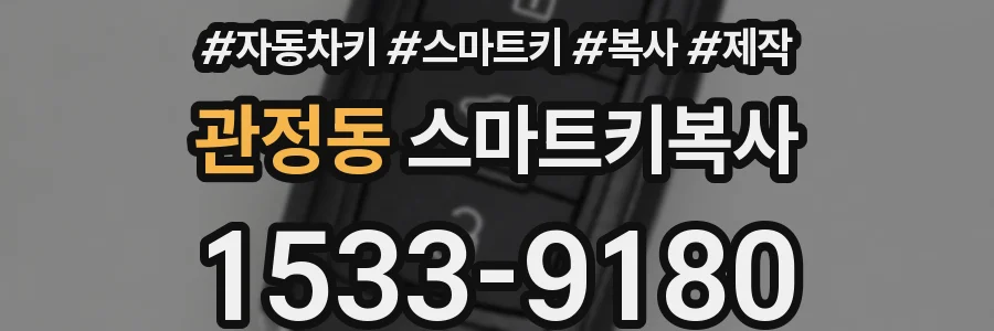 관정동 스마트키복사