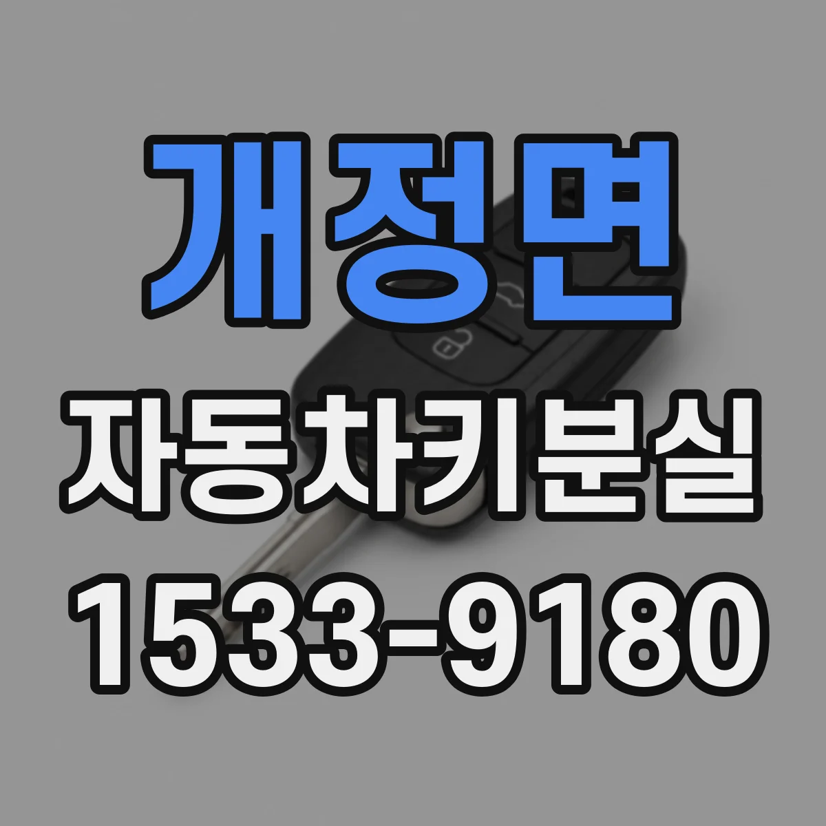개정면 자동차키분실
