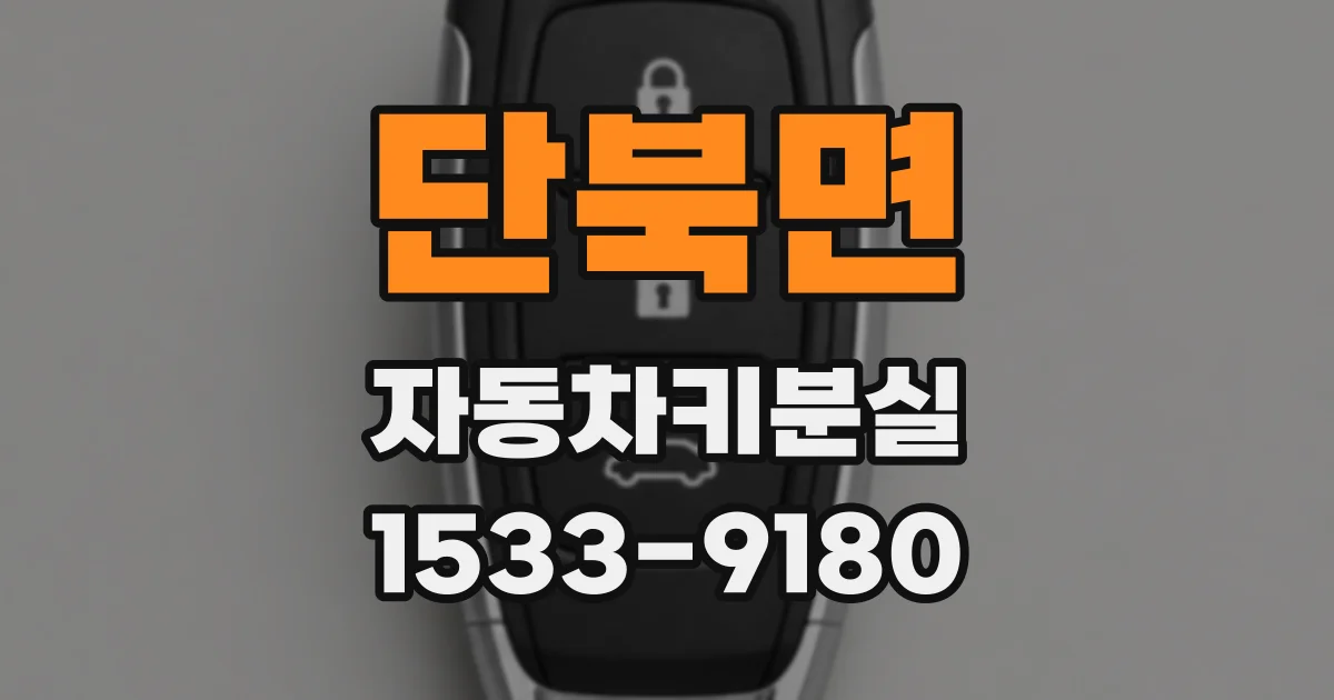단북면 자동차키분실