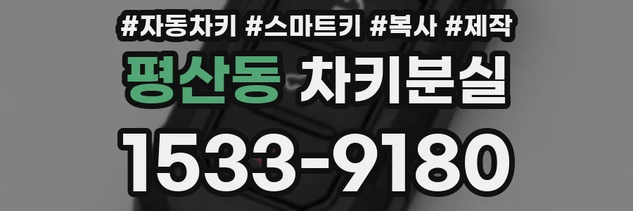 평산동 차키분실