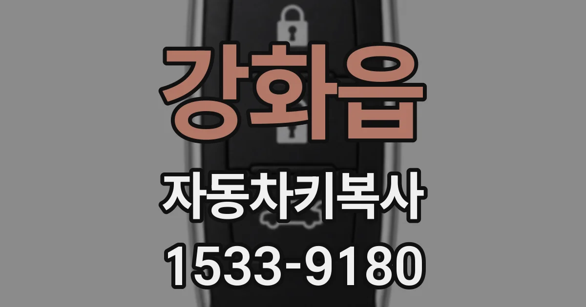 강화읍 자동차키복사