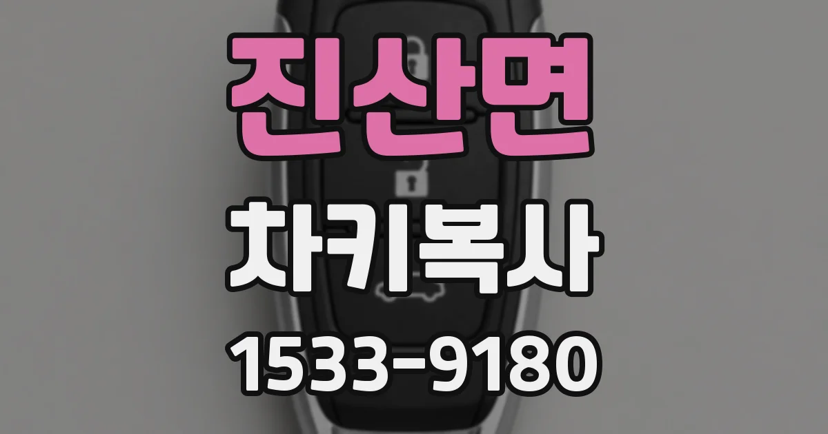 진산면 차키복사