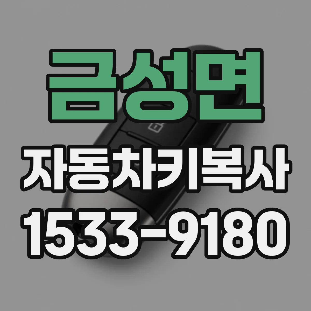 금성면 자동차키복사