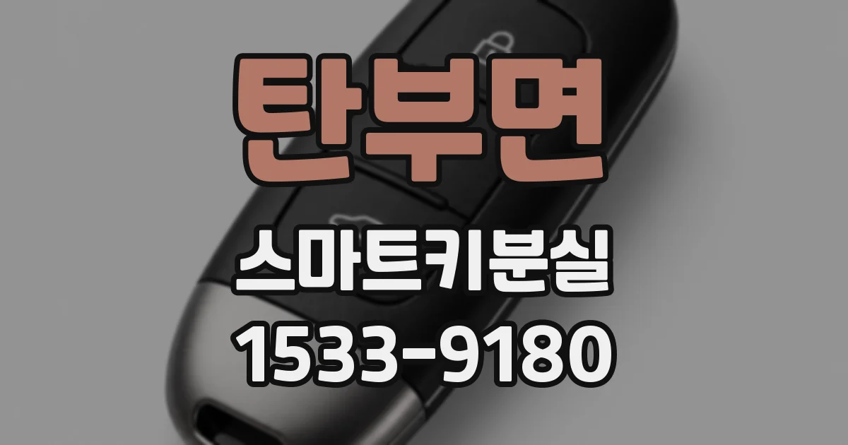 탄부면 스마트키분실