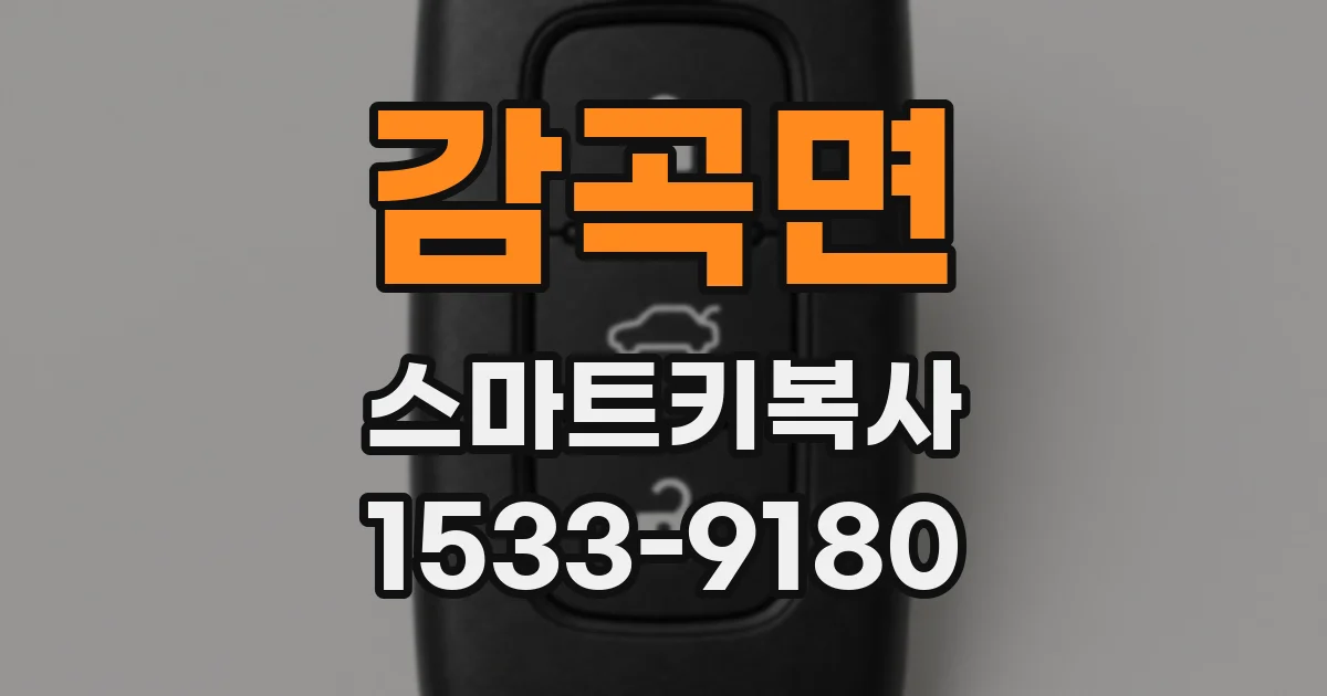 감곡면 스마트키복사