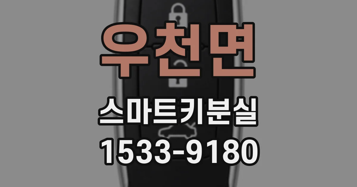 우천면 스마트키분실