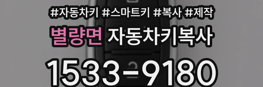 별량면 자동차키복사