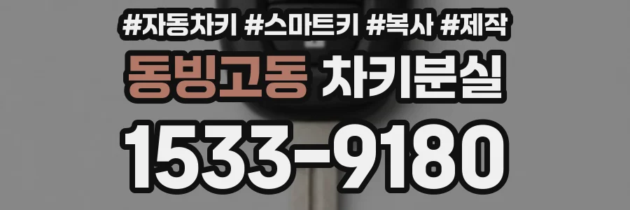 동빙고동 차키분실