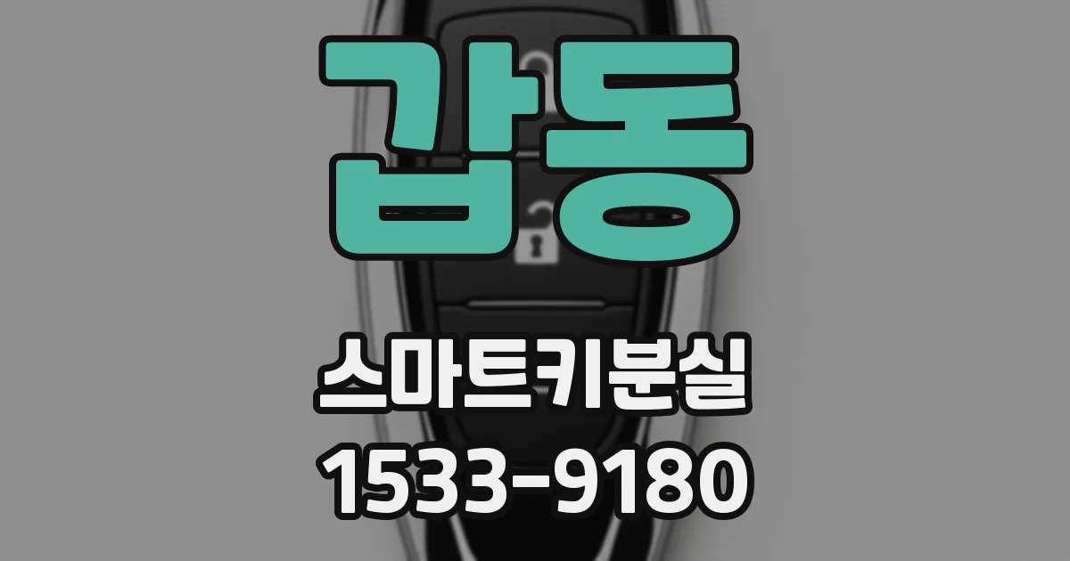 갑동 스마트키분실