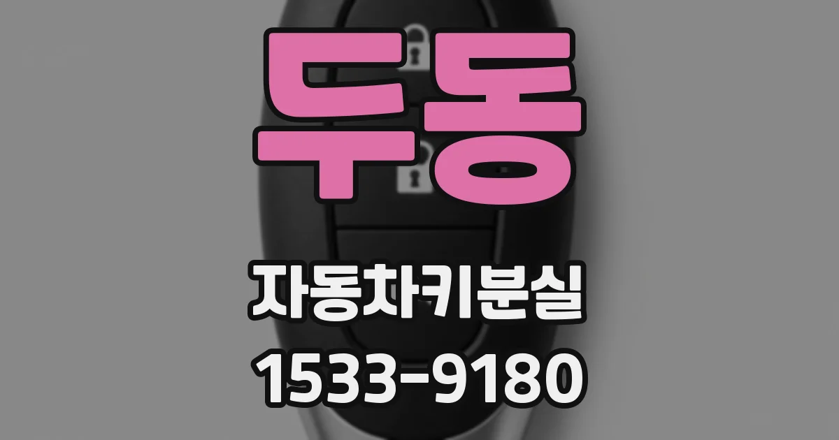 두동 자동차키분실