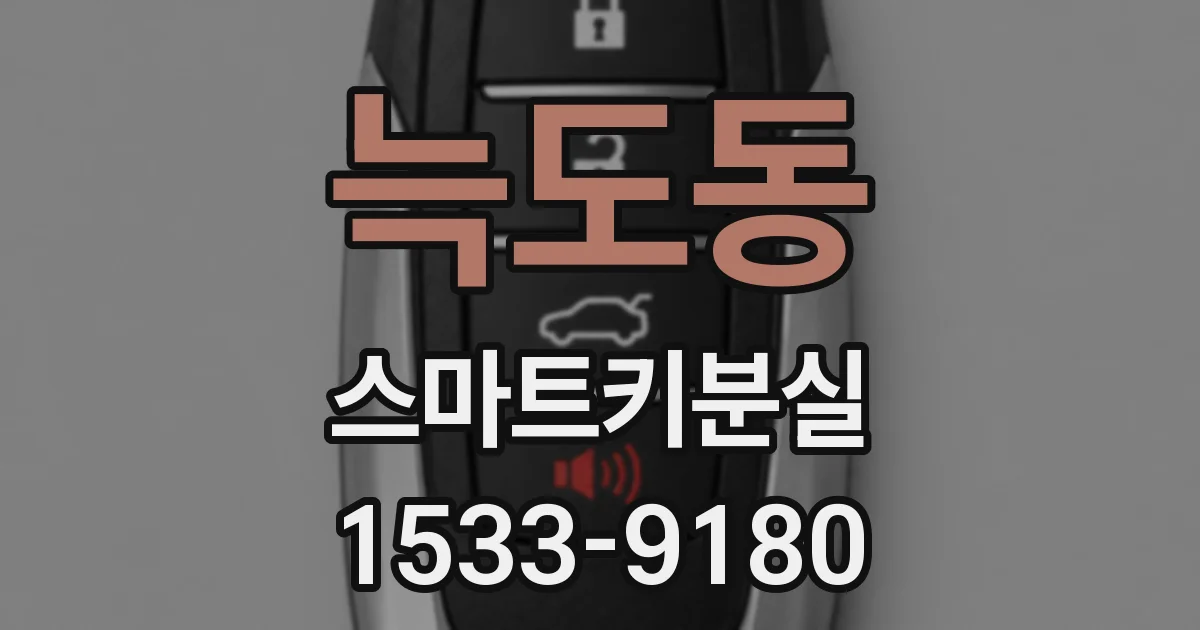 늑도동 스마트키분실