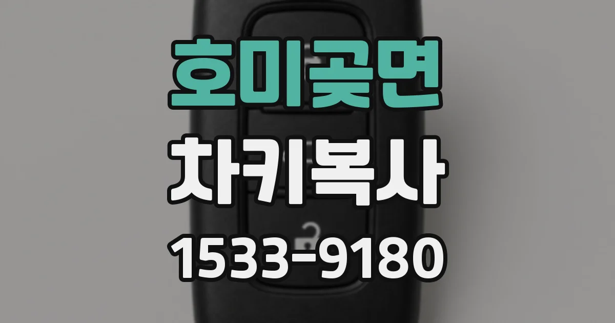 호미곶면 차키복사