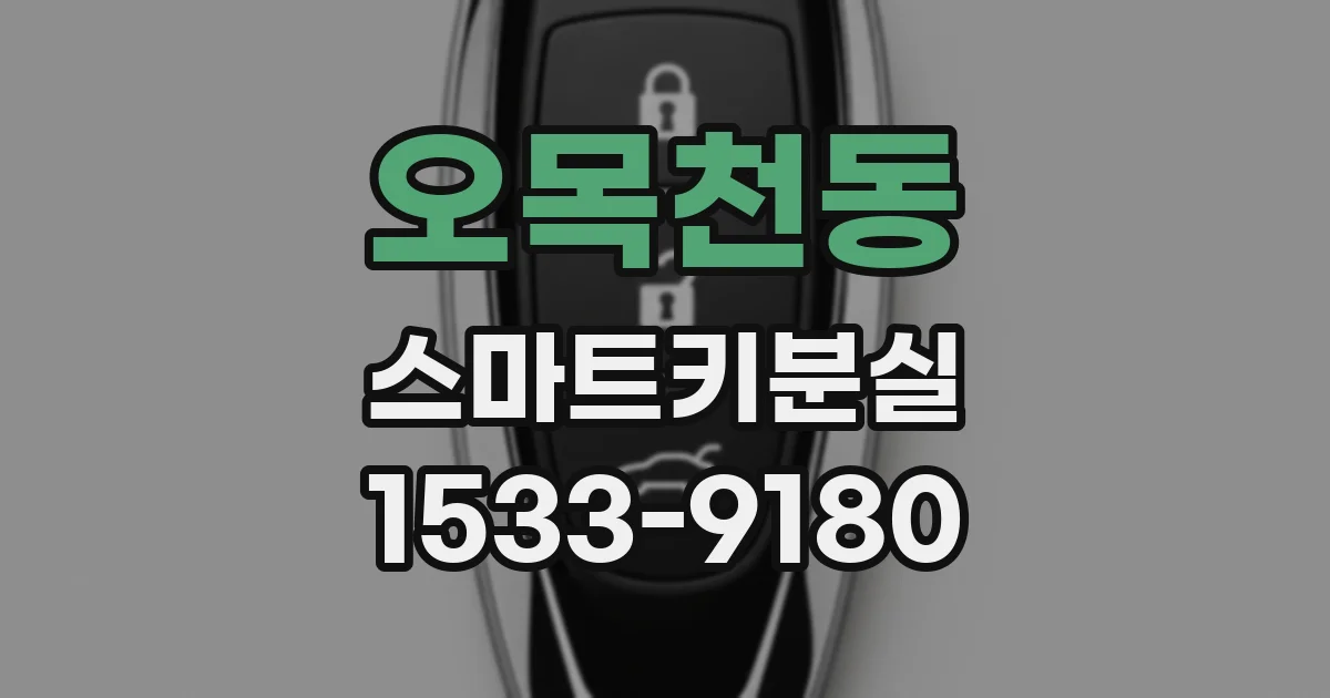 오목천동 스마트키분실
