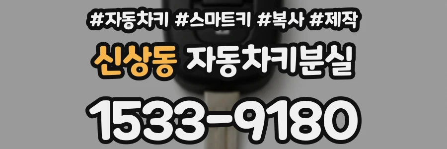 신상동 자동차키분실