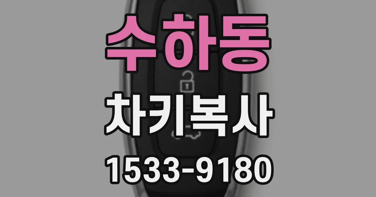 수하동 차키복사