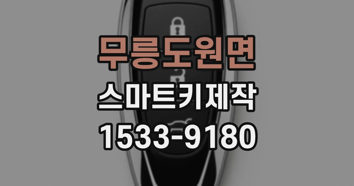 무릉도원면 스마트키제작