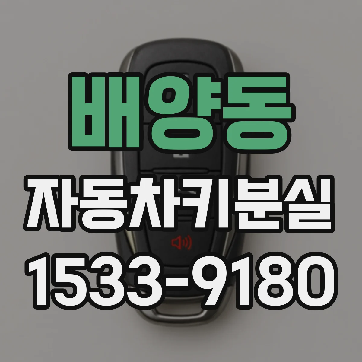 배양동 자동차키분실