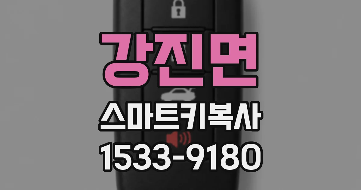 강진면 스마트키복사