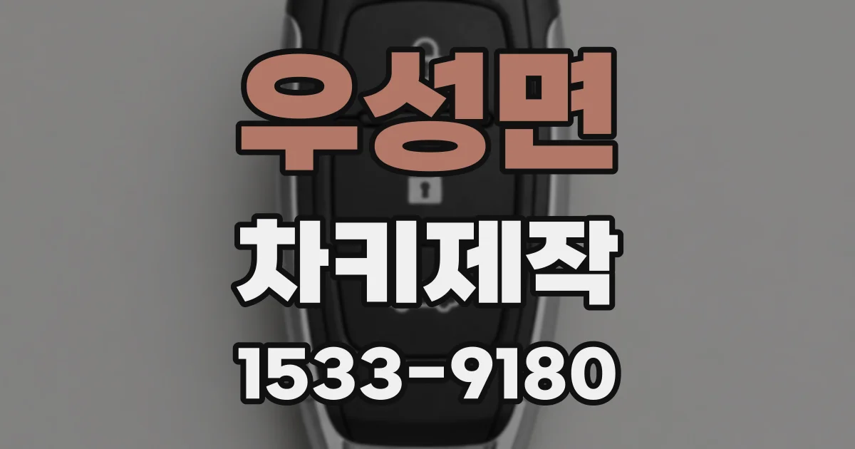 우성면 차키제작