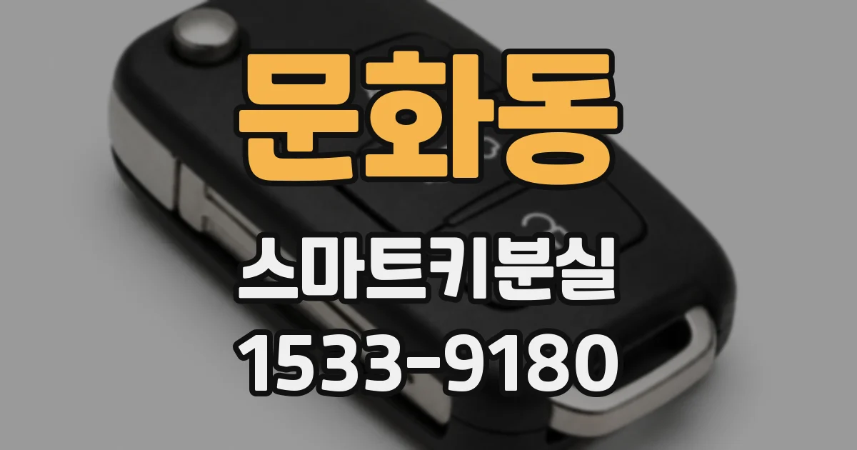 문화동 스마트키분실