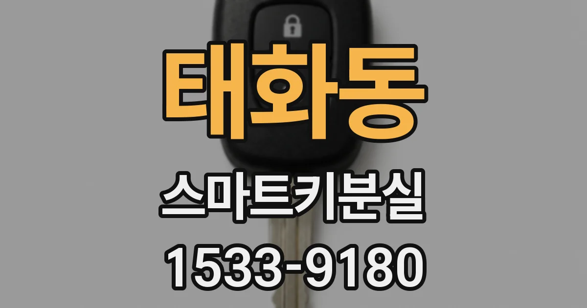 태화동 스마트키분실