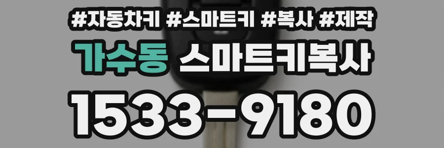 가수동 스마트키복사