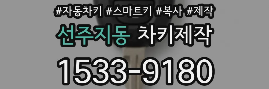 선주지동 차키제작