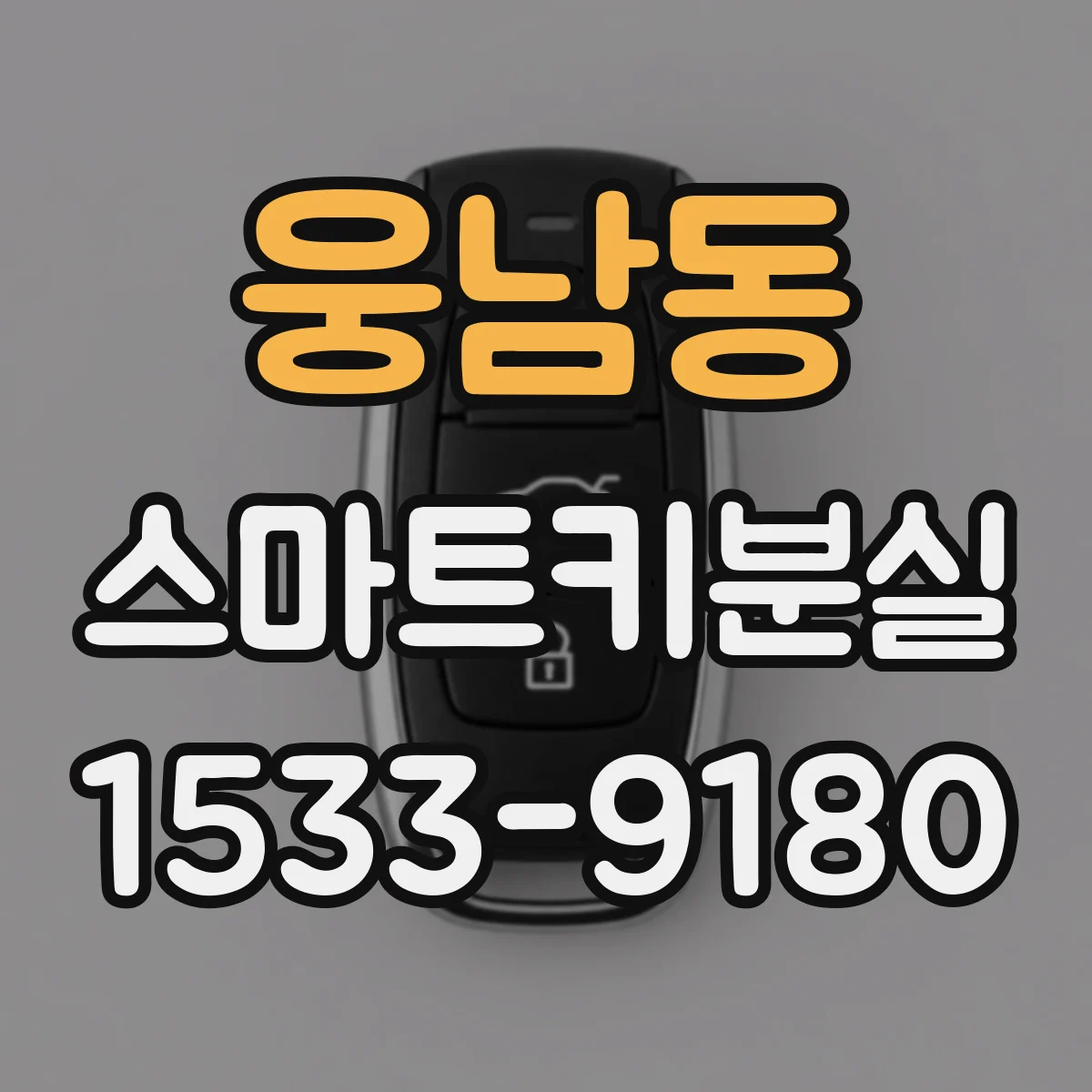 웅남동 스마트키분실