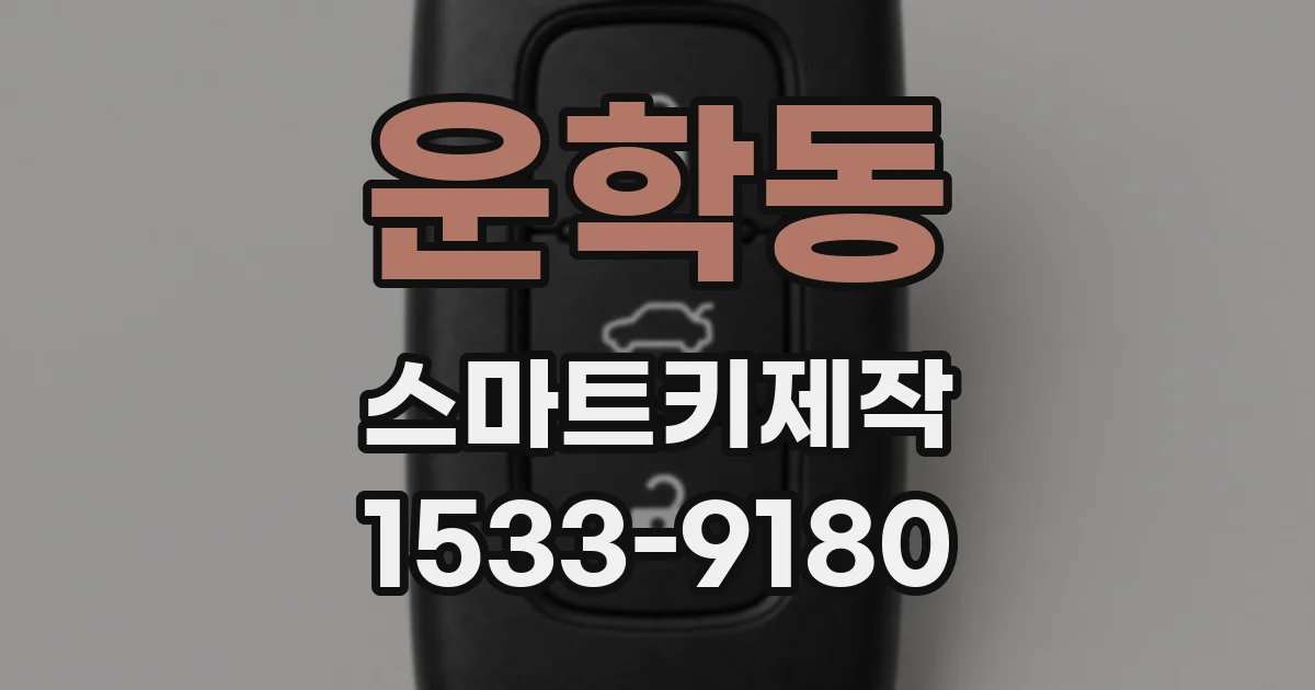 운학동 스마트키제작