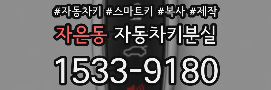 자은동 자동차키분실