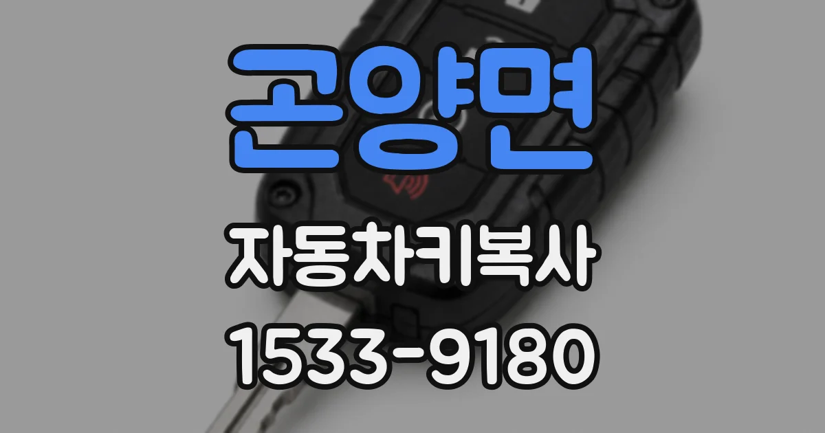 곤양면 자동차키복사