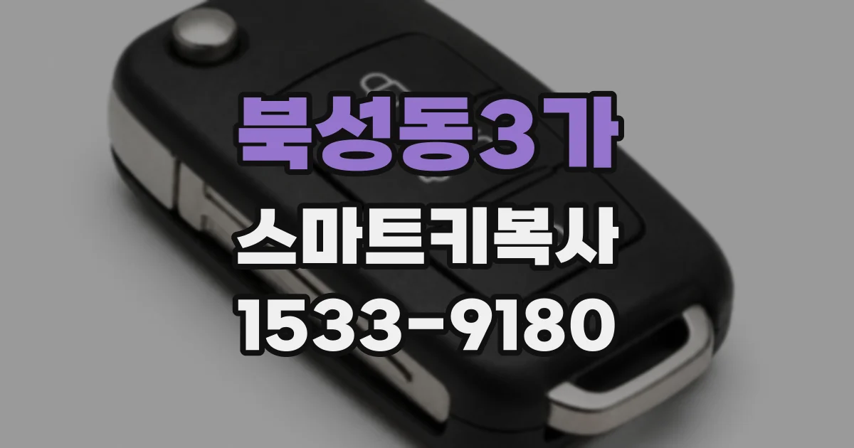북성동3가 스마트키복사