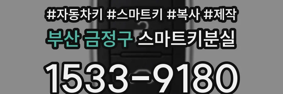 부산 금정구 스마트키분실