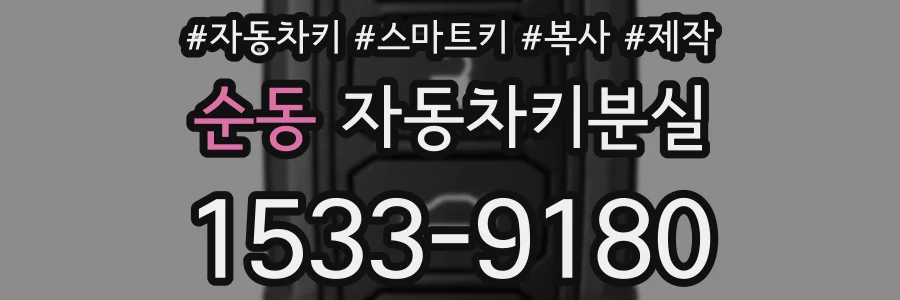 순동 자동차키분실