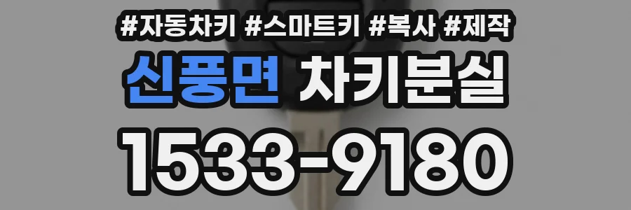 신풍면 차키분실