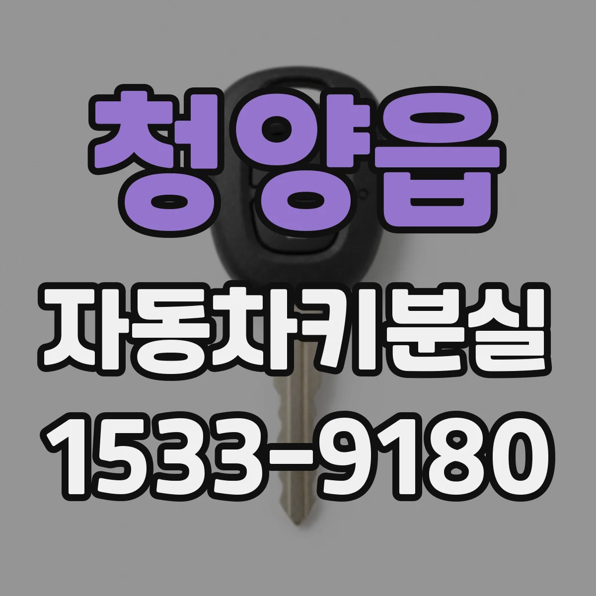 청양읍 자동차키분실